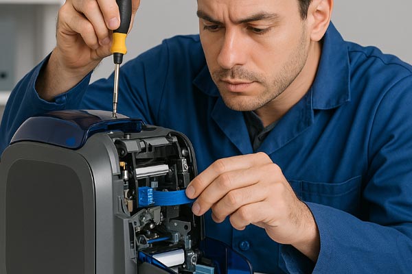 تعمیر و نگهداری پرینتر کارت pvc
